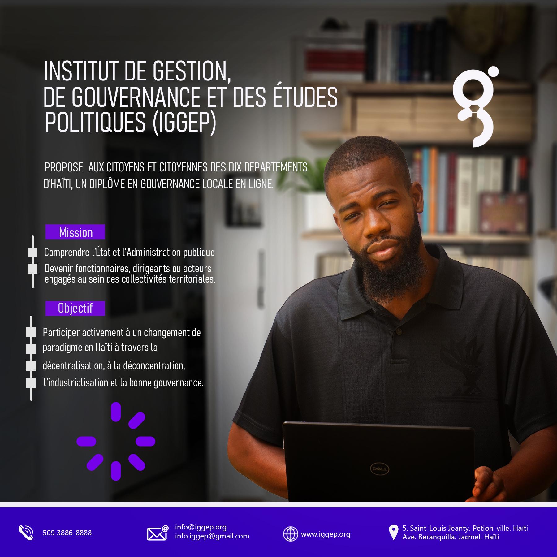 Flyer Programme en ligne de l'IGGEP